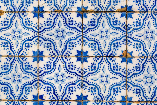 istock Traditional ceramic tiles Azulejos in Lisbon 801000690
