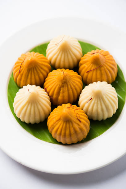 istock A modak is an Indian sweet dumpling popular in India. It is called modak, Kozhakkatta, modhaka, kadubu, modhakam, kozhakkattai, kudumu. made up of coconut and jaggery, rice flour, wheat with khava 801028036