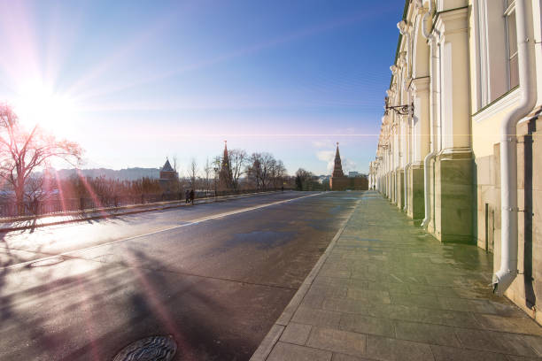 istock Moscow Kremlin on a sunny winter day, Russia 801046360