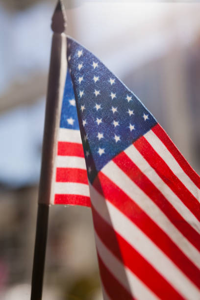 istock American flag in a restaurant 801056964