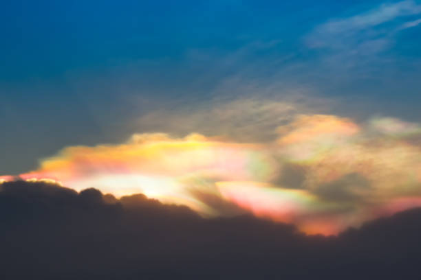 istock Beautiful light from the nature at sunset every day. 801087452