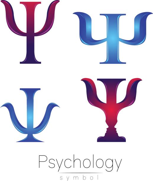 Modern icontype Sign Set of Psychology. Psi. Creative style. Icon in vector. Design concept. Brand company. icon blue violet color letter on white background. Symbol for web, print, card, flyer. Modern icontype Sign Set of Psychology. Psi. Creative style. Icon in vector. Design concept. Brand company. icon blue violet color letter on white background. Symbol for web, print, card, flyer. Bright psi stock illustrations