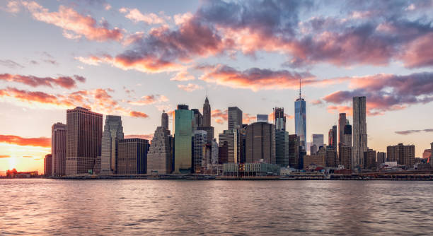 istock New York City skyline at sunset 801103034