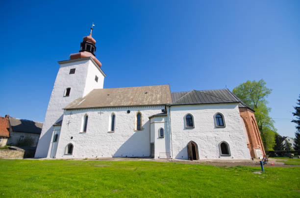 istock Rustic church in Tyniec nad Sleza, Poland 801105360