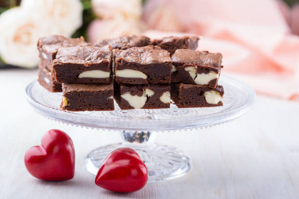 Valentines day cheesecake brownies