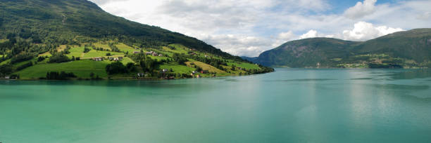 istock Fjord landscape at Olden, Norwa. 801184642