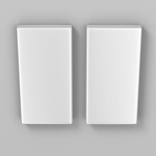 istock Chocolate White Blank Paper Box Packaging Stick Sachet for 3d Mock up and design presentation. 801192916