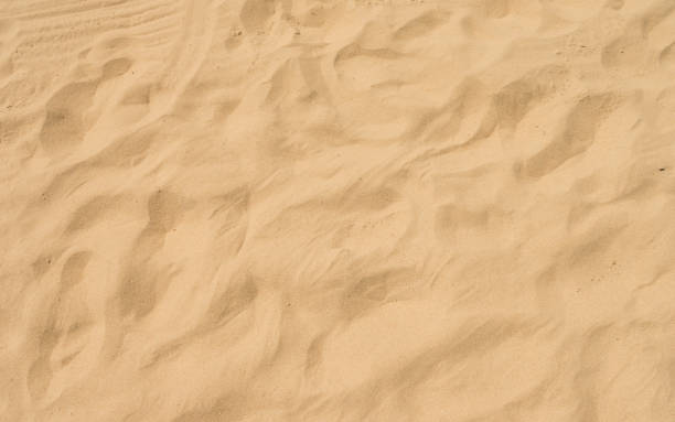 istock closeup of sand pattern of a beach in the summer 801195414