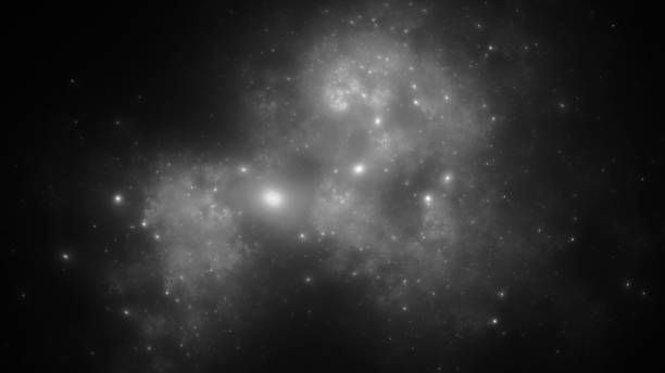 istock Abstract fractal illustration looks like galaxies 801228158