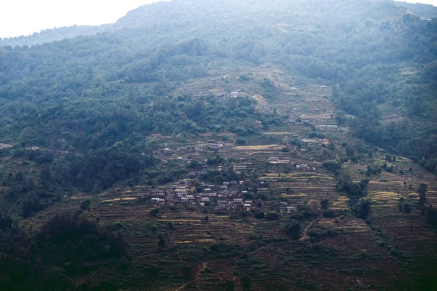 istock Mountain peak in Nepal Himalaya 801236518