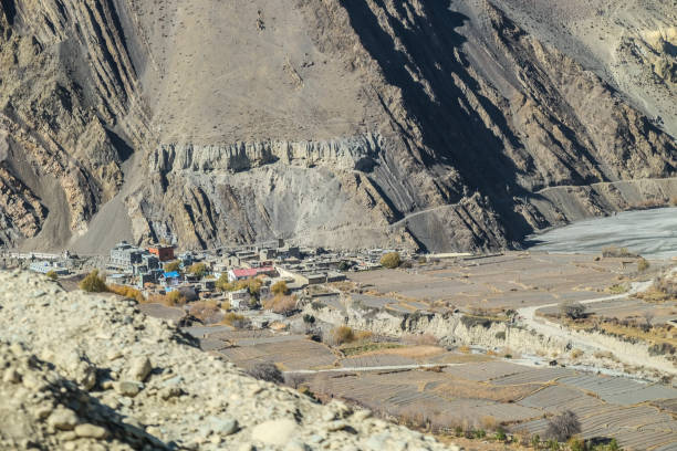 istock Dry territory villages in Nepal 801236522