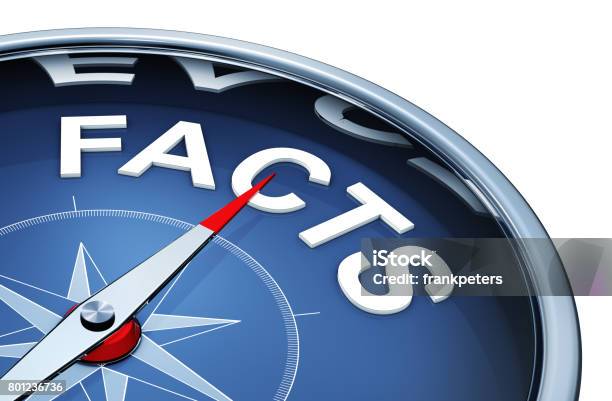 Facts Stock Photo - Download Image Now - Honesty, Information Equipment, Navigational Compass