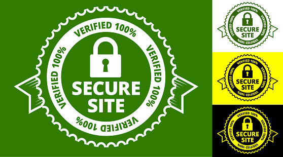 Secure Vector Graphic Badge With Multiple Variations Stock Illustration ...