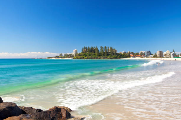 istock Coolangatta on a clear idyllic day on the Gold Coast, Australia 801252754