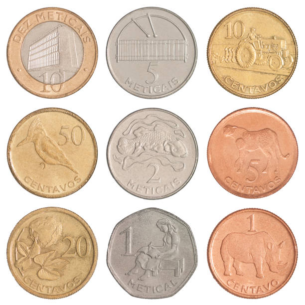 istock set of Mozambican coins 801255308