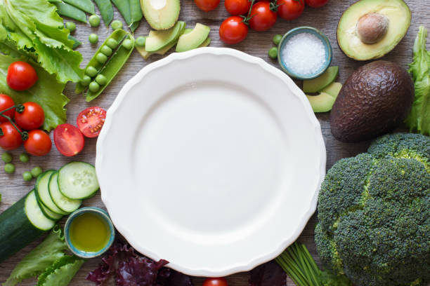 istock Ingredients for the summer salad 801267364