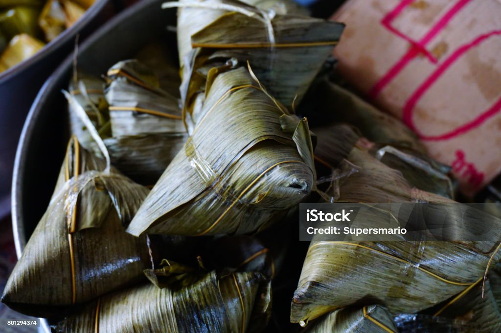 Ba-Jang, Chainese traditional food made from rice Asia, Thailand, Adult, Breakfast Cereal, Food Adult Stock Photo