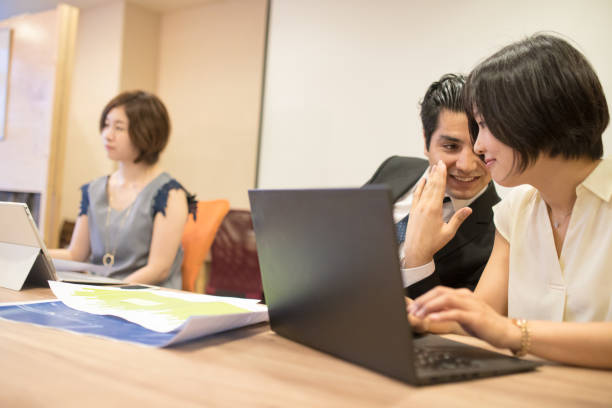 istock Business people chatting during meeting 801299964
