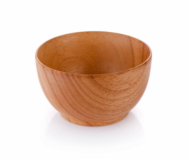 istock wooden bowl isolated on white background 801309690