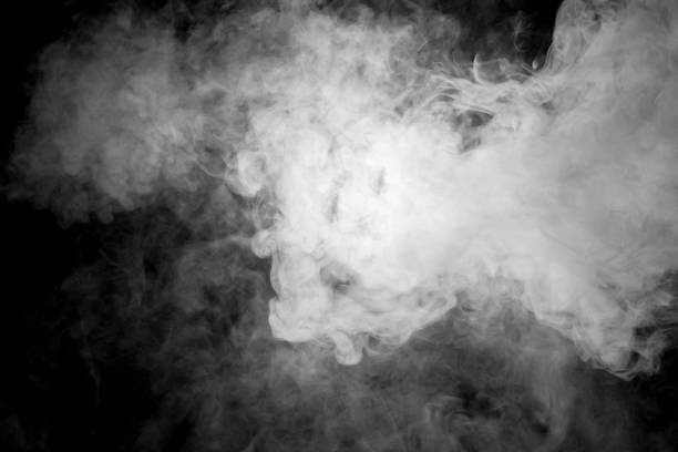istock close up of steam smoke on black background 801349990