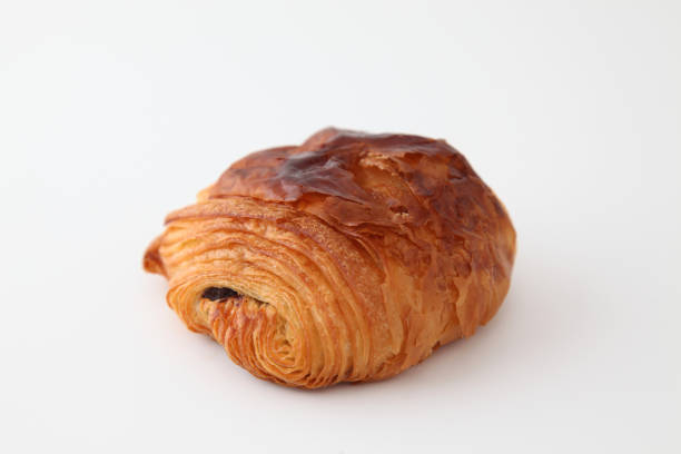 istock french bread pain au chocolat chocolate croissant on white background 801371300