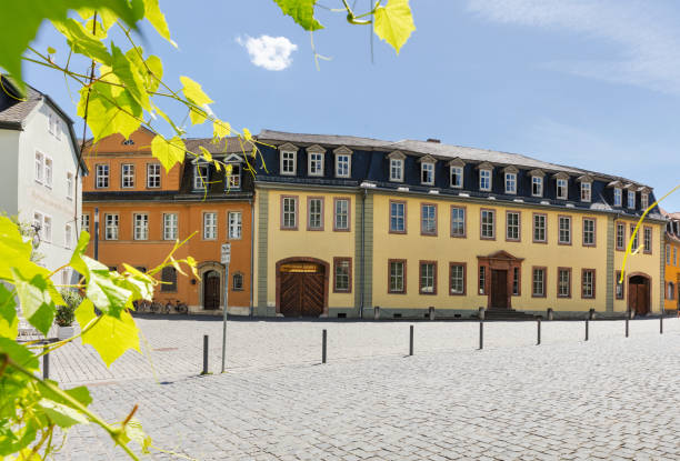 istock Old City houses in Weimar, Germany 801417516