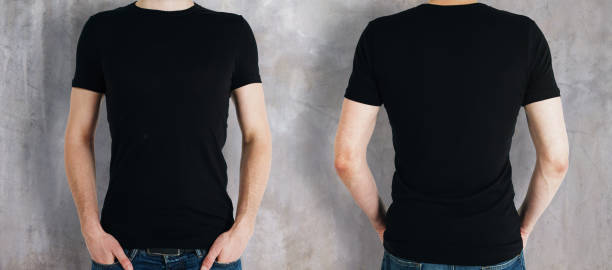 istock Man wearing black shirt 801419788