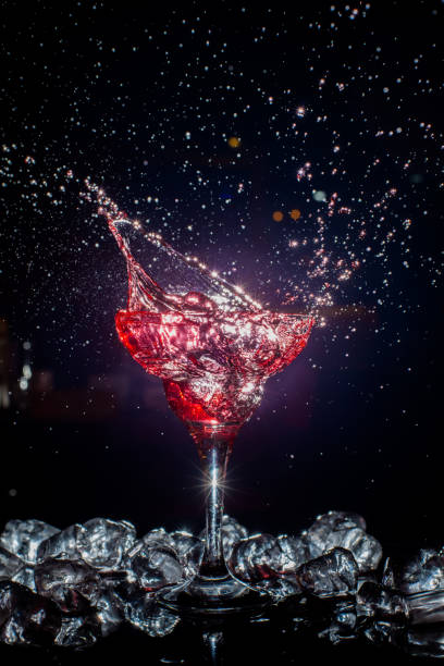 Cocktail with a spray