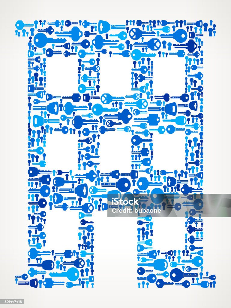 Building Keys Pattern Vector Graphic Stock Illustration - Download ...