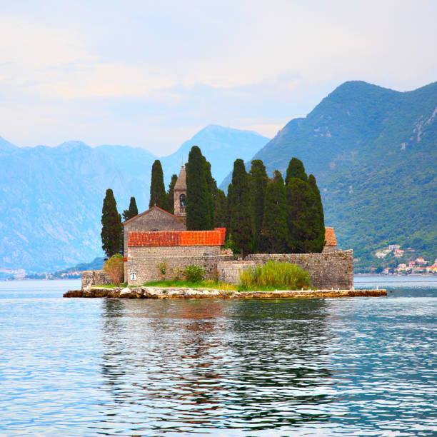istock St. George Island in the Kotor Bay 801457474