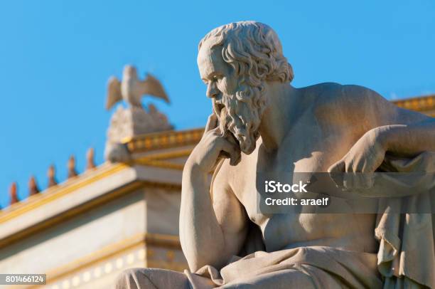 Classic Statue Socrates Stock Photo - Download Image Now - Socrates - Philosopher, Philosophy, Philosopher