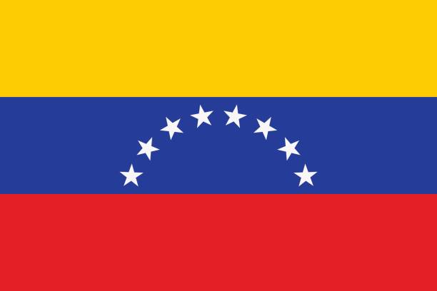 флаг венесуэлы - venezuelan flag stock illustrations