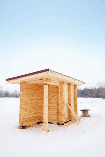 istock wooden open-air closet 801553888