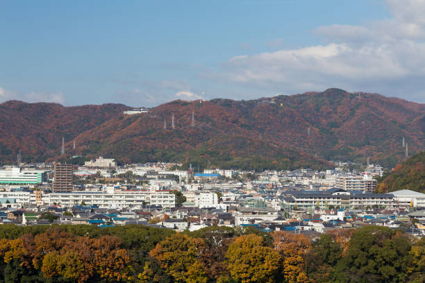 istock Osaka residence area in mountain around 801566746