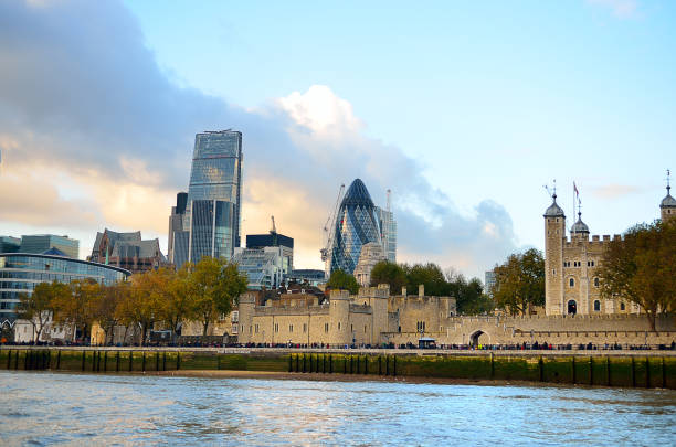 istock Stock image of River Thames, London, UK 801592402
