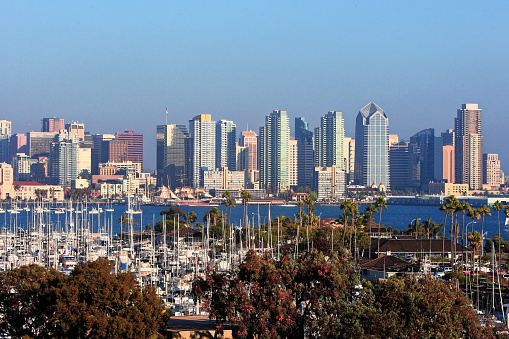 San Diego with its Harbor