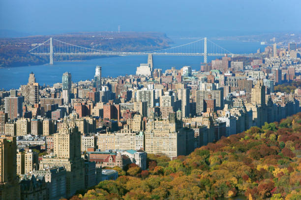 istock Manhattan and Central Park in Autumn 801595310