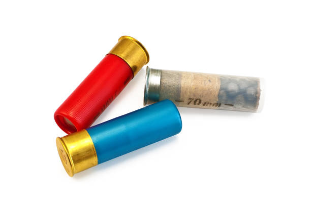 istock Colored cartridges for shotguns 801602880
