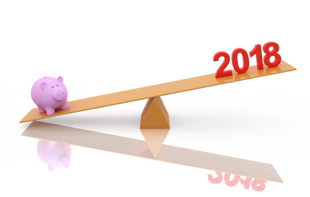 istock New Year 2018 with Piggy Model 801610866