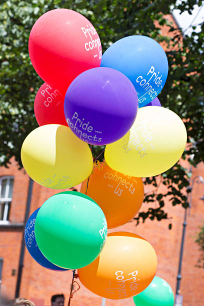 istock Colourful ballon on gay pride 801624168