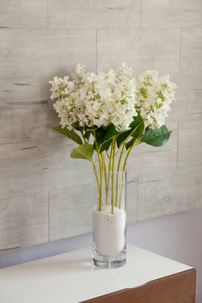 istock flower vase on shelf in room 801626216