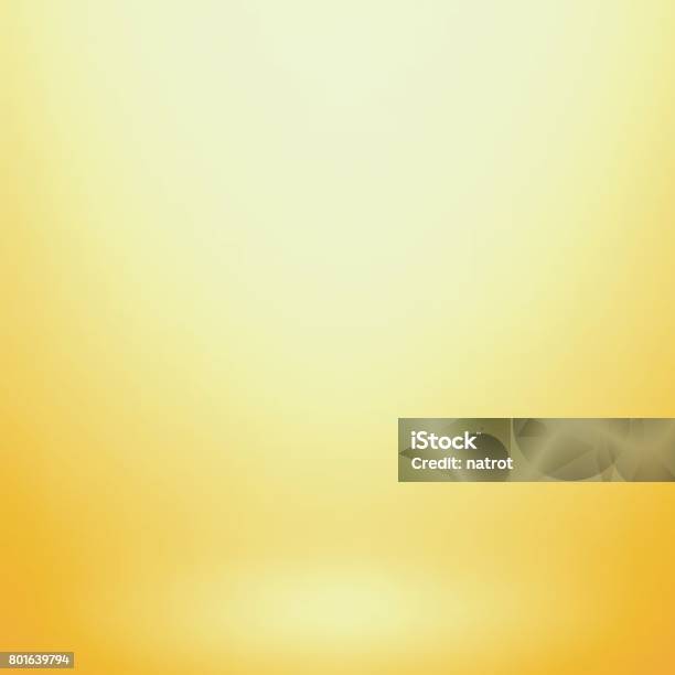 Abstract Yellow Gradient Used As Background For Product Display Stock Illustration - Download Image Now