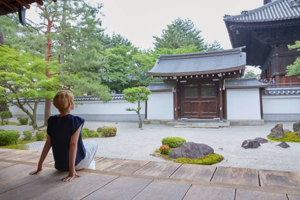 istock the peaceful moment at the rock garden 801642416