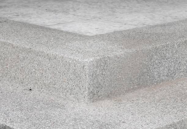 istock Stairs old stone terrazzo,marble floor outdoors building 801645042
