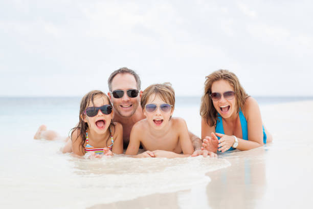 istock cheerful family sea beach summer vacation 801655974