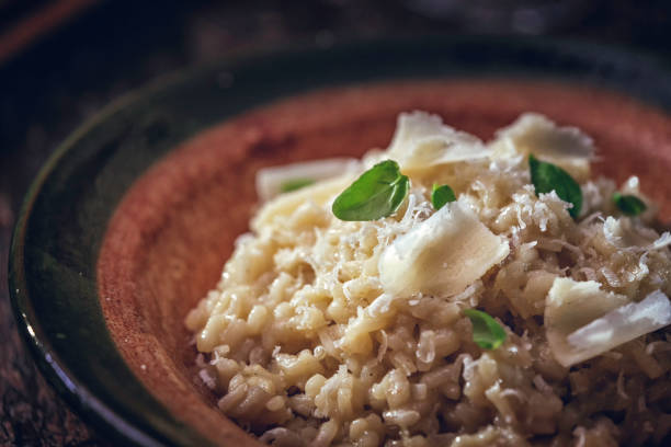 Risotto Bianco Served with Parmesan