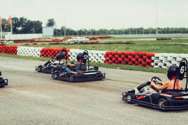istock Family go-Karts 801680914