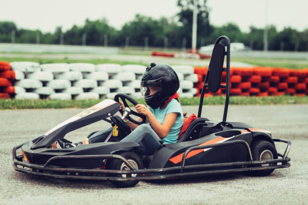 istock Girl go-Karts 801683532