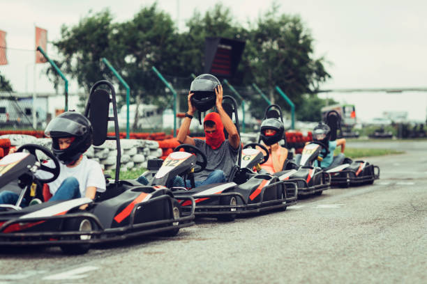 istock Family go-Karts 801683782