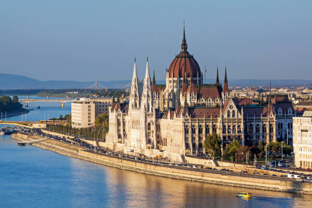 istock Hungarian parliament in Budapest 801684010